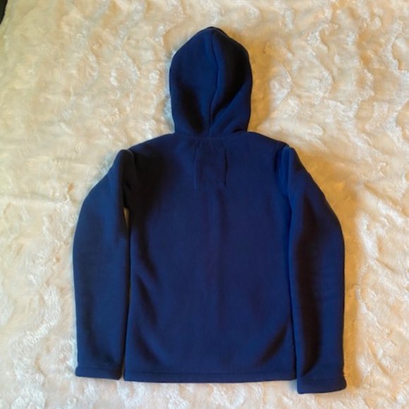 2/$40 Aeropostale Fleece Navy Blue Hoodie Ladies Juniors Size XS - Picture 8 of 10